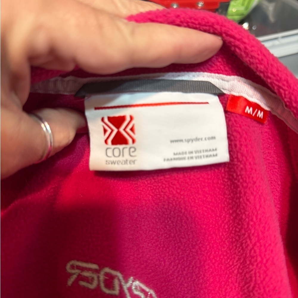 Spyder Women's Vibrant Pink Ski Jacket, Resortwear, Cozy, Feminine, Sz Med - Picture 8 of 11